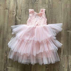 Pink 5-6 years girl dress princess